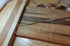 Making chain links from silver wire