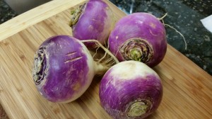 Organic NC turnips from Whole Foods