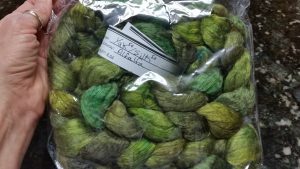 Yak/Silk blend - Alfalfa Green