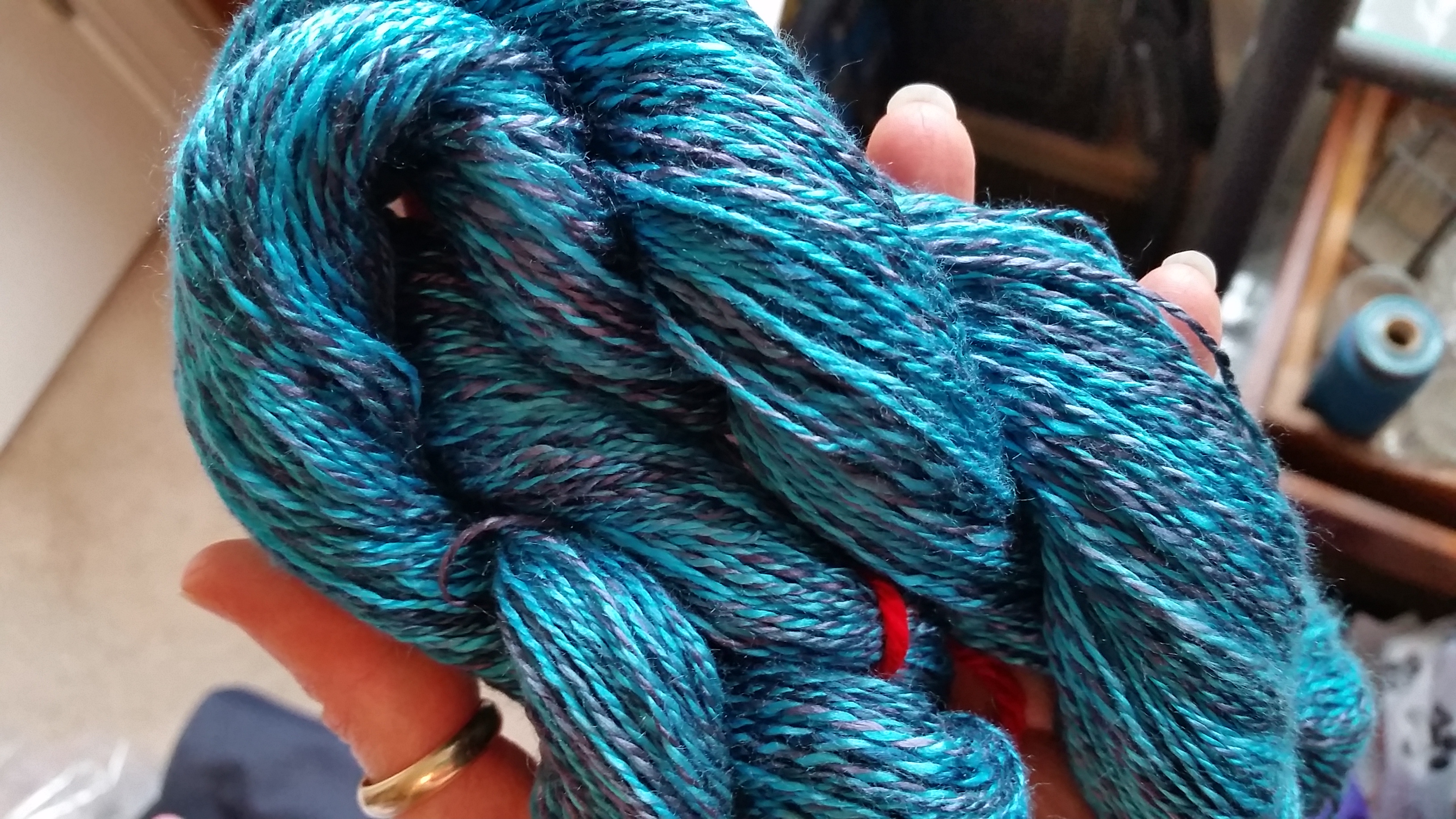 Finished Starry Night Bombyx Silk yarn