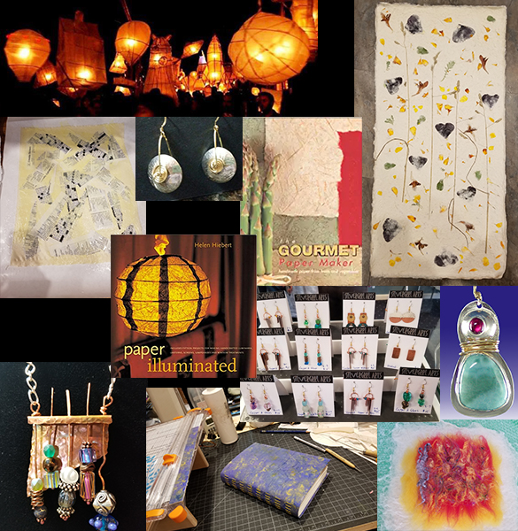 I plan to keep making jewelry and learning new techniques for metal, as well as expanding into paper arts, bookbinding, and felting. Luminaria, anyone?